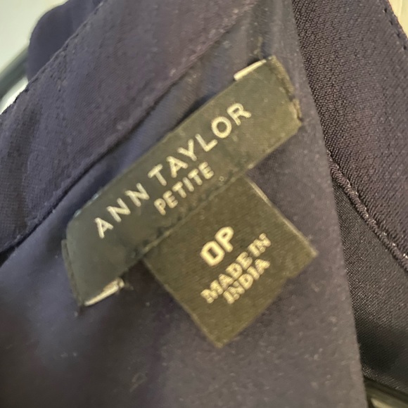 Petite Ann Taylor navy blue cocktail dress - Picture 2 of 5